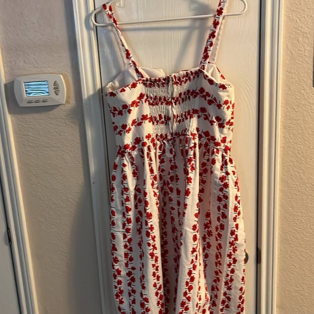 R & K Poppy Red and White Dress Size 12 - Picture 7 of 7